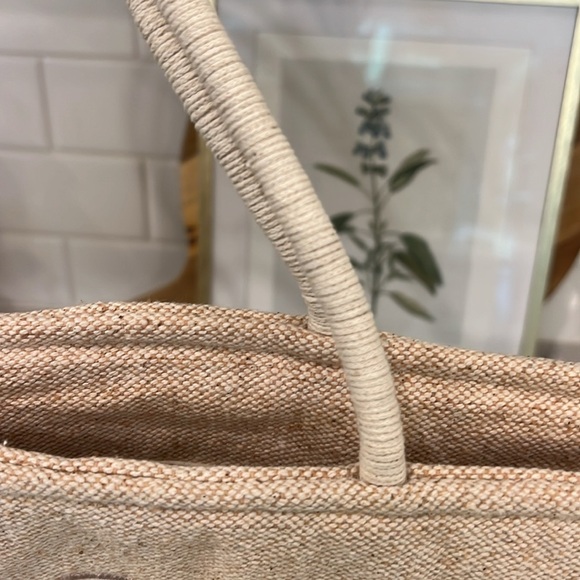 NWT Viral Tik Tok Beaded Sea Turtle Canvas Summer Beach Tote Bag Handcrafted - Picture 16 of 16